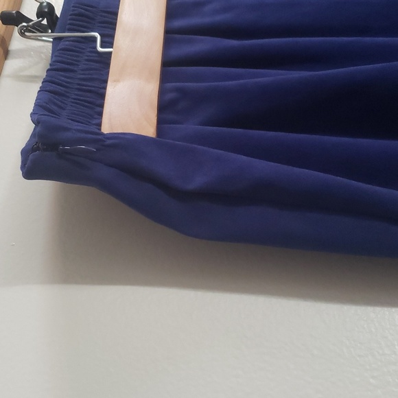 Vintage Leslie Fay Faux Suede Pencil Skirt - Picture 4 of 7